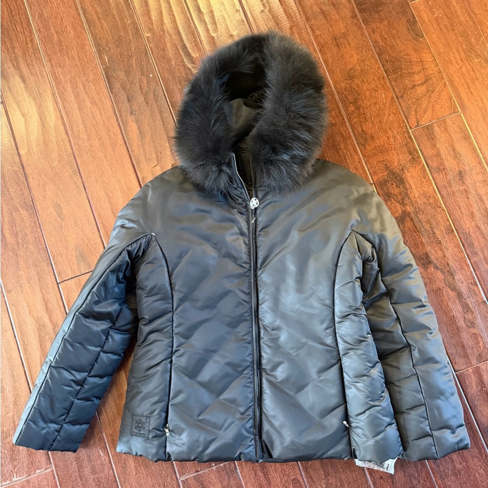 ✨ Madison Coat w/ Faux Fur Hood – Size Large | NWT ✨
